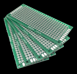 Opencircuit Experiment print 3x7cm double-sided - 5 pieces