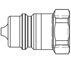 Hydrauliczna szybkozłączka, seria: 5500 Series, typ: Sprzęg, rodzaj: Żeński, gwint: 1/2 żeński, Mosiądz, stal, 1/2in
