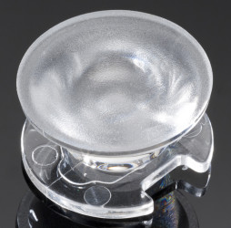 Soczewka LED szerokokątna 26 (Dia.) x 13.3mm, D 26mm, kąt widzenia 54 → 69°, do użytku z Cree XP-E, Cree XP-E2,