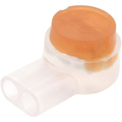 Quadrios 1905C131 Wire Connectors 2 Pins 75 V Gel-filled 15 pcs Orange