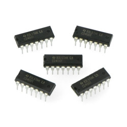 Układ logiczny CD4001 4xNOR - 5szt.