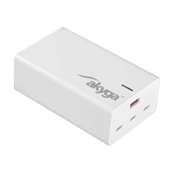 Ładowarka sieciowa Akyga 140W 3x USB-C + USB-A PD GaN 5-28V / 1.5-5A