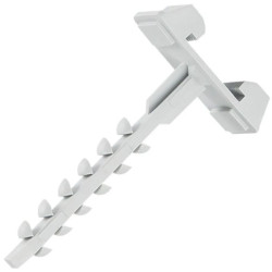 Kołek systemowy CMS 27mm do uchwytu kablowego CMS 15/30 bezhalogenowy szary F-TRONIC 100szt