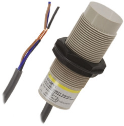 Czujnik zbliżeniowy M18 Pojemnościowy 8 mm Omron Niewpuszczany 10→ 30 VDC długość 80mm Gwintowany