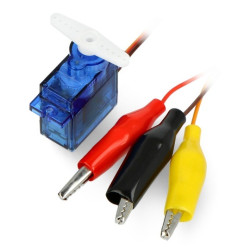 Serwo - micro - 360 stopni - krokodylki - Kitronik 25111