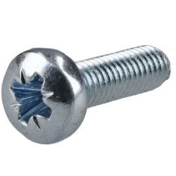 R-TECH 337035 Pozi Pan Head Machine Screws BZP M3 10mm - Pack Of 100