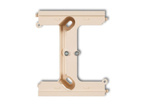 DECO Moduł rozszerzający puszkę natynkową pojedynczą składaną do ramek wielokrotnych DECO beżowy 1DPU-2 KARLIK