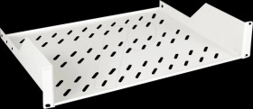 26210191 19-inch shelf, 2 U, gray