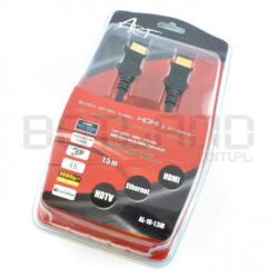 Przewód HDMI Art AL-10 3w1: Audio, Wideo, Ethernet - dł. 1,5 m