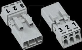 890-253 WINSTA® MINI Stecker, 3 polig