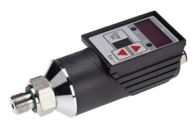 Czujnik ciśnienia śr: 38mm dł: 122mm 0-10bar 12-32V DC G1/4 cala 2xPNP NC/NO złącze wtykowe M12 4-pin IP65 DW35311D