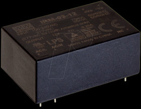 IRM-03-12 Switching Power Supplies Module, 3 W 12 V / 0,25 A, PCB