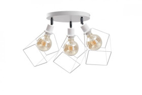 Spot loftowy 3x E27 RUBEN WHITE