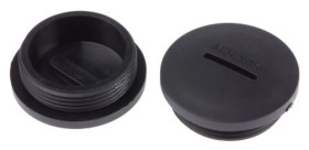 Zaślepka, Czarny M32 x 1.5 Gwintowany, Nylon 66, Zaślepianie, 31.7mm 36.6mm RS PRO