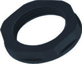 Counter nut, PG16, 30 mm, black, 53019240