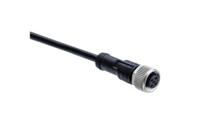 Przewód czujnik-siłownik ze złączem Złącze M12 liczba rdzeni 4 długość 1m Rodzaj A Żeńskie