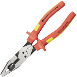 TOOLCRAFT TO-10187133 VDE Multifunction pliers 1.5-5.26 mm&#xB2; Strippers