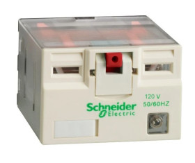 Przekaźnik mocy Zelio RPM, 4 C/O, 120 V AC, 15A, with LED RPM42F7