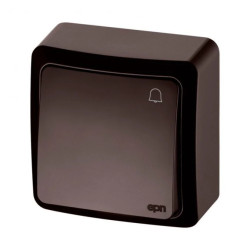 BERG Łącznik zwierny dzwonek n/t 10AX IP20 brązowy 3714-05