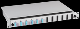 B70203.12OM3 Splicebox SC/SC 12 Pigtails / 6 coupling OM3
