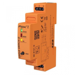 SINGLE SWITCH Pojedynczy przekaźnik Wi-Fi 230V NA SZYNE DIN Wi-R1S1-D