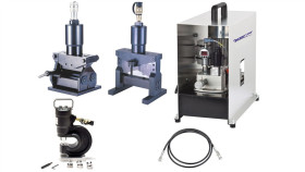 Zestaw Do Obróbki Szyn Prądowych Zs120e / Cięcie + Gięcie + Otworowanie /...