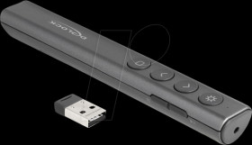 64250 Presenter, wireless, laser pointer, black