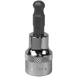 Sealey SBBH005 Ball-End Hex Socket Bit 7mm 3/8&quot;Sq Drive