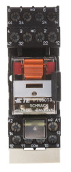 Przekaźnik mocy 230V ac 4PDT TE Connectivity 1W, na szynę DIN 19465Ω Śruba