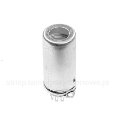 Podstawka lampowa noval do chassis 18mm z ekranem silver