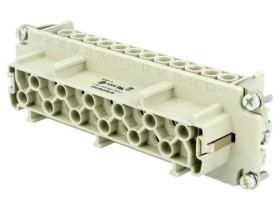 C146-10B0241021 Złącze HDC wkładka stykowa żeński C146 24PIN 24+PE 16A