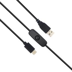 Przewód zasilający USB-C z włącznikiem 1m