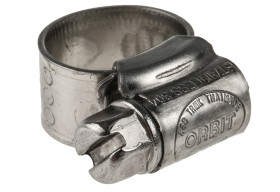 Opaska zaciskowa średnica wew 9.5 → 12mm ślimakowa RS PRO Stal nierdzewna szerokość 9.5mm