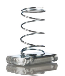 Podkładka do szyn montażowych z gwintem M6 wymiary 41 x 41mm Unistrut Stal nierdzewna