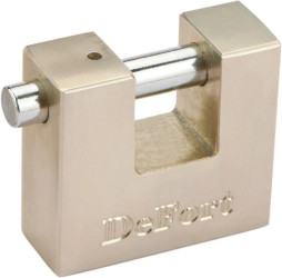 Kłódka trzpieniowa żeliwna 90 mm, 3 klucze 90U333