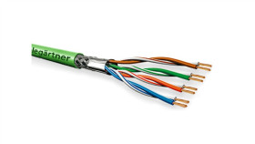 Kabel S/Ftp Kat.7 Linka 4X2xawg26/7 Pur 305M Zielony L02002c0074