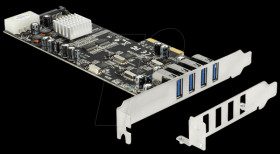 89365 USB 3.0 controller, 4-port Quad channel, PCIe