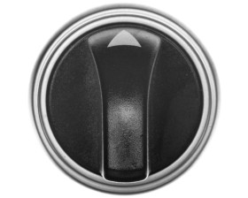 Napęd przełącznika 3 położeniowy 1-0-2 czarny bez samopowrotu LPCS130