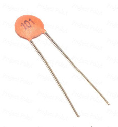 100pF 50V 101 Ceramic Capacitor THT - 10 pcs