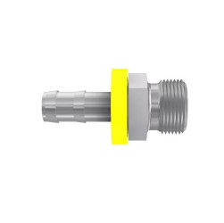 Złączka hydrauliczna, Złacze A: Przewód elastyczny 3/8 cala, Złacze B: 24° stożkowe męskie, 40 MPa