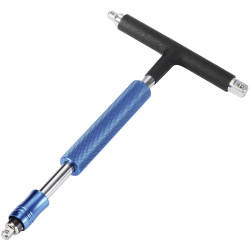 Toolcraft TO-8117784 T-Handle Ratchet 1/4" &amp; 3/8" Versatile Use