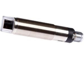 PR180428 Czujnik laserowy, refleksyjny, gwint zewnętrzny M18x1, złącze wtykowe M12 4-pin