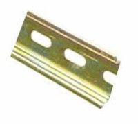 T35SZYNA75-O Szyna montażowa TS35 - długość 75mm - stal cynkowana z otworami