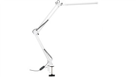 Lampka Biurkowa Kreślarska Stołowa Led 12W Cct Usb Ściemnialna Cosmi Biała Z...