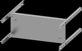 Mounting plate, sheet steel, (W x H x D) 400 x 150 x 400 mm, 8PQ3000-2BA60