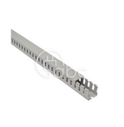 Korytko kablowe grubogrzebieniowe T1, 40x40x2000 mm, szare, B00134