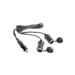 Przedłużacz gniazda zapalniczki Rozgałęźnik, 2 Gniazda, 2m