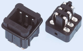 Wkładka złącza dużej mocy 6-pinowe HARTING 10A 6P+E Męski Lutowane