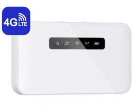 Miniaturowy przenośny router 4G/LTE, WiFi, 1x RJ45, wbudowany akumulator 2600mAh, Safire SF-MIFI-4G-UPS