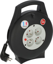 Bęben kablowy 10m 4 gniazda Szpula kablowa typ Typ E - gniazdo francuskie Typ E – francuski 230 V